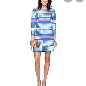 Lilly Pulitzer Lena striped midi dress size XXS
